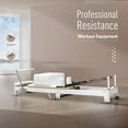 thumbnail image 4 of Foverós Pilates Reformer Machine, Foldable Pilates Machine,Pilates Fitness Equipment for Home and Studio (White), 4 of 4
