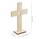 thumbnail image 3 of 10 piezas de cruz de madera para decoración de cruces de madera, figura decorativa de cruz, artesanía de cruz, 3 of 8
