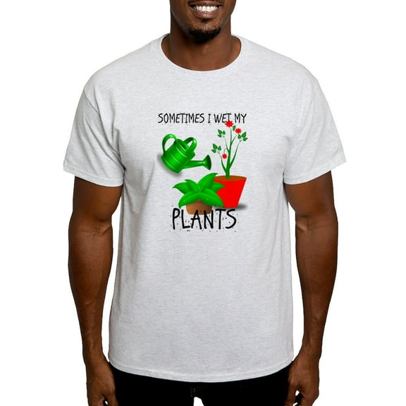 CafePress - Sometimes I Wet My Plants T Shirt - Men's Classic Graphic T-Shirt