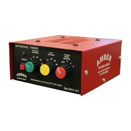 Boxing Adjustable Interval Timer w Bell Tone Round Indicator