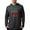 Heather Gray, variant on - Im Nice She's Naughty Elf Hat Long Sleeve T Shirt - Mens Hooded Shirt