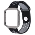 thumbnail image 3 of Fitbit Blaze Bands with Silver Frame Small & Large (5"- 8"), HJZ Sport Silicone Replacement Band Strap for Fitbit Blaze smart fitness, 3 of 4