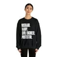 thumbnail image 3 of Civil engineer Dad Fathers Day Birthday Ideas Sweatshirt, Gifts, Crewneck, 3 of 4