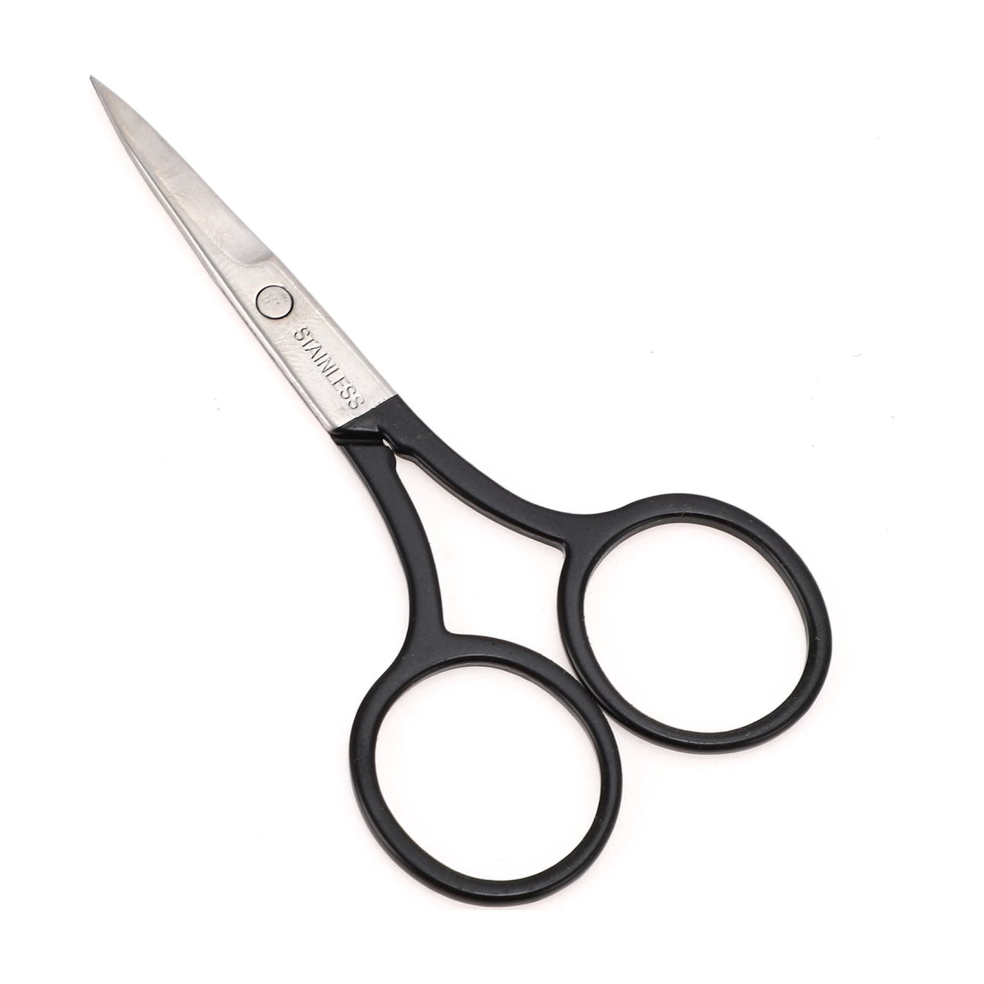 Unique Bargains 1 Pc 2.0 Embroidery Scissors Grooming Bathroom Black
