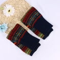 thumbnail image 6 of HONITANO 1 Pair Thick Leg Warmers Woolen Socks For Women Winter Outfit, 6 of 8