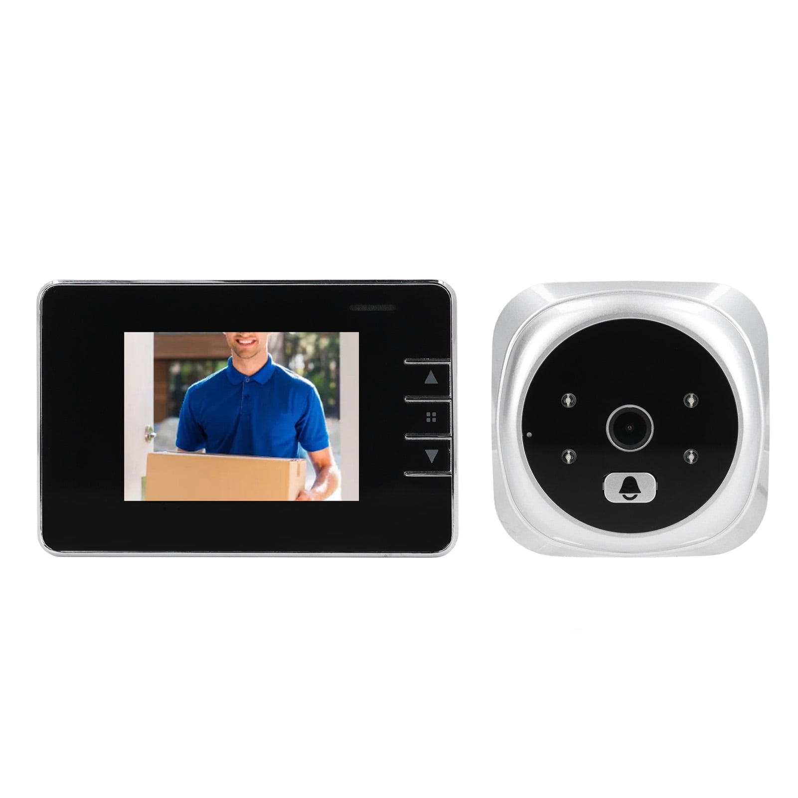 Video Doorbell Camera, 120 Degree View Door Peephole Viewer Camera
