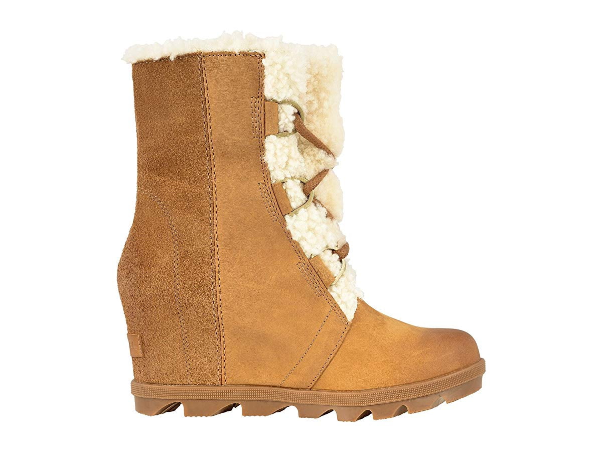 camel brown sorel wedge