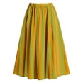 thumbnail image 4 of Womens Summer Striped Maxi Skirts A-Line Elastic Waist Flowy Skirt Beach Vacation Outfits, 4 of 4