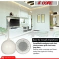thumbnail image 2 of 5Core Pendant Hanging Wall Speaker 15W Commercial Ceiling Mount speakers 8 Ohm Office Home Restaurant, 2 of 5
