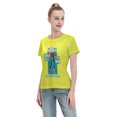 thumbnail image 4 of T-Shirt Basique à Manches Courtes pour Femmes Super Saiyan, 4 of 6