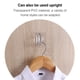 thumbnail image 5 of Injueey Perchas para abrigos de pared, ganchos transparentes autoadhesivos para cocina de 2kg, soportes para toallas de baño, organizadores de puerta Almacenamiento y organización del hogar 3 piezas Injueey HA009906-02, 5 of 6