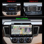 Ossuret 10.1 Touch Screen Android 13 Bluetooth Apple CarPlay 2+32GB Wifi AUX Car Stereo Radio Head Unit Multimedia GPS Navigation Player For Toyota RAV4 2013 2014 2015 2016 2017
