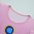 thumbnail image 4 of HAWEE Filles Princess Peach Costume Cosplay Décontracté Déguisement Robe Pêche, 4 of 5