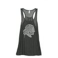 thumbnail image 1 of The Next Generation RBG Women's Fashion Sleeveless Flowy Racerback Workout Yoga Tank Top Charcoal Grey X-Large, 1 of 3