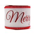 thumbnail image 1 of Visland Christmas Ribbons Colored Ribbon Holiday Ribbon Decorations Rustic Fabric Ribbons Crafters Holiday Ornaments 1Roll/5Yard, 1 of 3