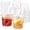 24oz, variant on 15 Set 16oz Clear Plastic Drink Buckets with Lids and Straws Disposable Iced Coffee Cups Rum Buckets for Cocktail Parties Smoothie Cup Bulk with Handles for Beach Pool Party Supplies