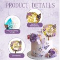 thumbnail image 3 of Decoración para tartas SDIDVIEXPERT Flower con forma de flor, 27 unidades, 3 of 8