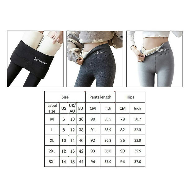 2023 New Fleece Lined Leggings Winter Sherpa Keep Warm For Women Polyester  Spandex Thermal Pants Cashmere High Waist-the Best Choice [free Shipping]