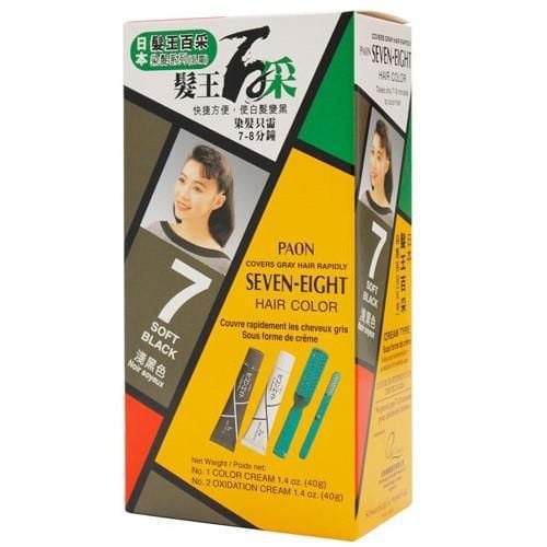 #7 Noir soyeux avec peigne Sous forme de crème