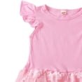 thumbnail image 5 of CYRBOKO Girls Sleeveless Dresses, Comfy Crew Neck Summer A-line Flower Girl Dresses Pink Size 7-8 T, 5 of 5