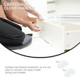 thumbnail image 4 of OULII 2Pack Cloud Shaped Knob For Wardrobe And Drawer Handles In White, 4 of 8