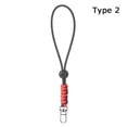 thumbnail image 1 of Paracord Keychain Lanyard Rotatable Buckle High Strength Parachute Cord Outdoor Backpack Key Ring Neck Hanging Rope 2, 1 of 6