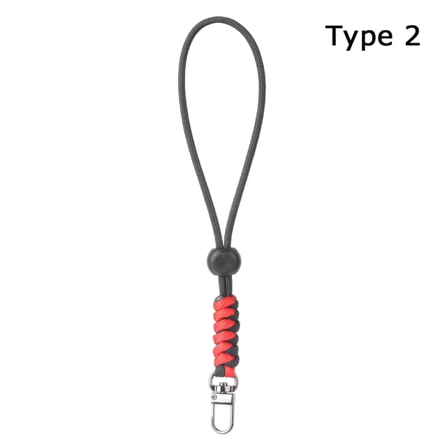 Paracord Keychain Lanyard Rotatable Buckle High Strength Parachute Cord Outdoor Backpack Key Ring Neck Hanging Rope 2