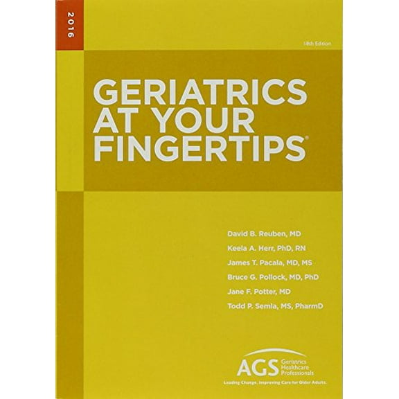 Pre-Owned Geriatrics at Your Fingertips 2016 Paperback