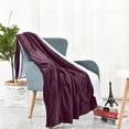 thumbnail image 3 of Cover Blanket Solid Color Lambskin Blanket Double Flannel Blanket Winter Thickened Coral Blanket Gift Blanket, Room Decor for Teen Girls, 3 of 4