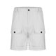 thumbnail image 4 of pstuiky Pantalones cortos de entrenamiento para hombre, Pantalones cortos casuales de lino liso elásticos para hombre, con bolsillos y botones, cintura elástica Pantalones cortos de baloncesto, 4 of 6