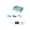 Sky Blue, variant on POYOGA Foldable Outdoor Cooking Grill With Metal Construction For Household Use