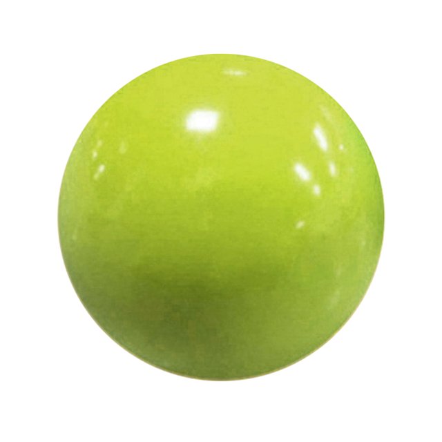 Vogacara Bolas adhesivas para apretar para aliviar el estrés, bolas de pared luminosas noctilucentes, juguete para niños Juguetes amarillo 1 Uds 6.5 CM