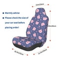 thumbnail image 2 of Lsque Cute Pig Pattern Car Seat Covers for Front Seats , Waterproof Seat Covers for Cars, Sporty Front Seat Covers,Car Seat Cover Protector Front Seats, 2 of 5