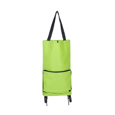 Waterproof Oxford Cloth Foldable Supermarker Shopping Trolley Wheel Bag ...
