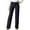 01 Dark Blue, variant on Weiqiqre Work Pants Women Work Business Pants Tummy Control Office Straight Leg Trousers High Waisted Ladies Slacks