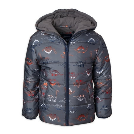 

Wippette Toddler Boy Ombre Dino Print Puffer Jacket Sizes 12M-4T