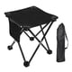 thumbnail image 4 of Taburete de camping portátil, plegable, para picnic, multifunción Negro, 4 of 9
