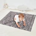thumbnail image 2 of Black Geometric Diamond Striped Pattern Blanket,Comfortable Soft Flannel Throw Blanket,All Season,Warm Lightweight Blankets for Sofa Bed Couch Living Room Chair,30"x40", 2 of 4