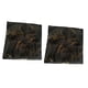 thumbnail image 1 of 2 uds fundas de almohada, patrón de hoja de funda de almohada, regalo de cumpleaños, elegante funda de cojín cuadrada para apartamento, uso doméstico negro, 1 of 10