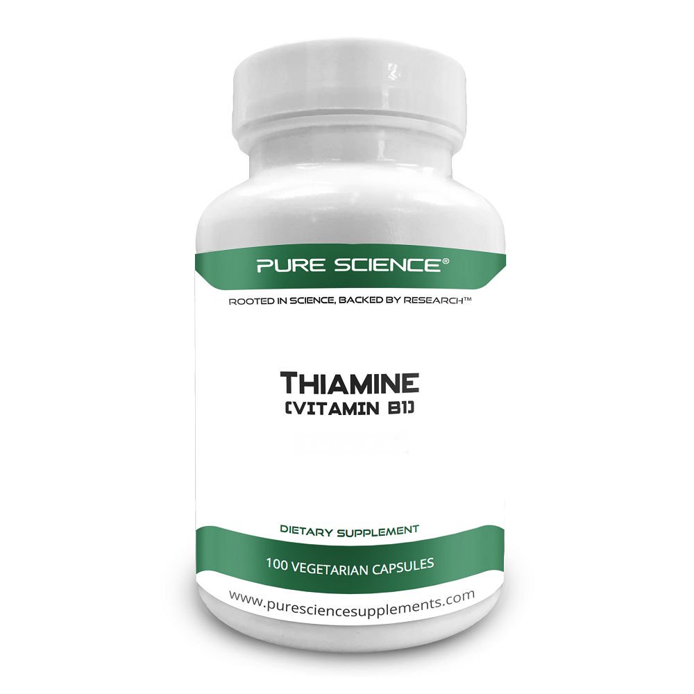 Pure Science Vitamin B1 Thiamine 100mg with 5mg BioPerine® (Nutrient