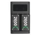 thumbnail image 2 of Controlador Paquete de batería con indicador Gamepad Baterías de 2200 mAh Ranuras duales Reemplazo de base de estación LED de viaje para Xbox One Yuarrent EL023068-00B, 2 of 6