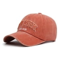 thumbnail image 2 of Baseball Hat New-York Distressed-Adjustable-Strapback - Washed Twill Dad Hat Unisex Vintage Washed Denim Baseball Caps., 2 of 4