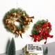 thumbnail image 4 of Monstrate Colgante de de Navidad para puerta delantera, decoración de Festival al aire libre, coronas de flores de Navidad, restaurante Kits de decoración para fiestas Rojo, 4 of 6