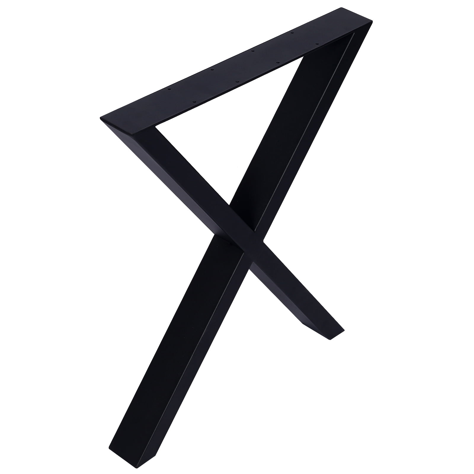 X Table Legs 28X 24", Wide Metal Table Legs, Heavy Duty Steel Desk Legs Table Leg Dining Table Legs Coffee Desk Leg, Set of 2