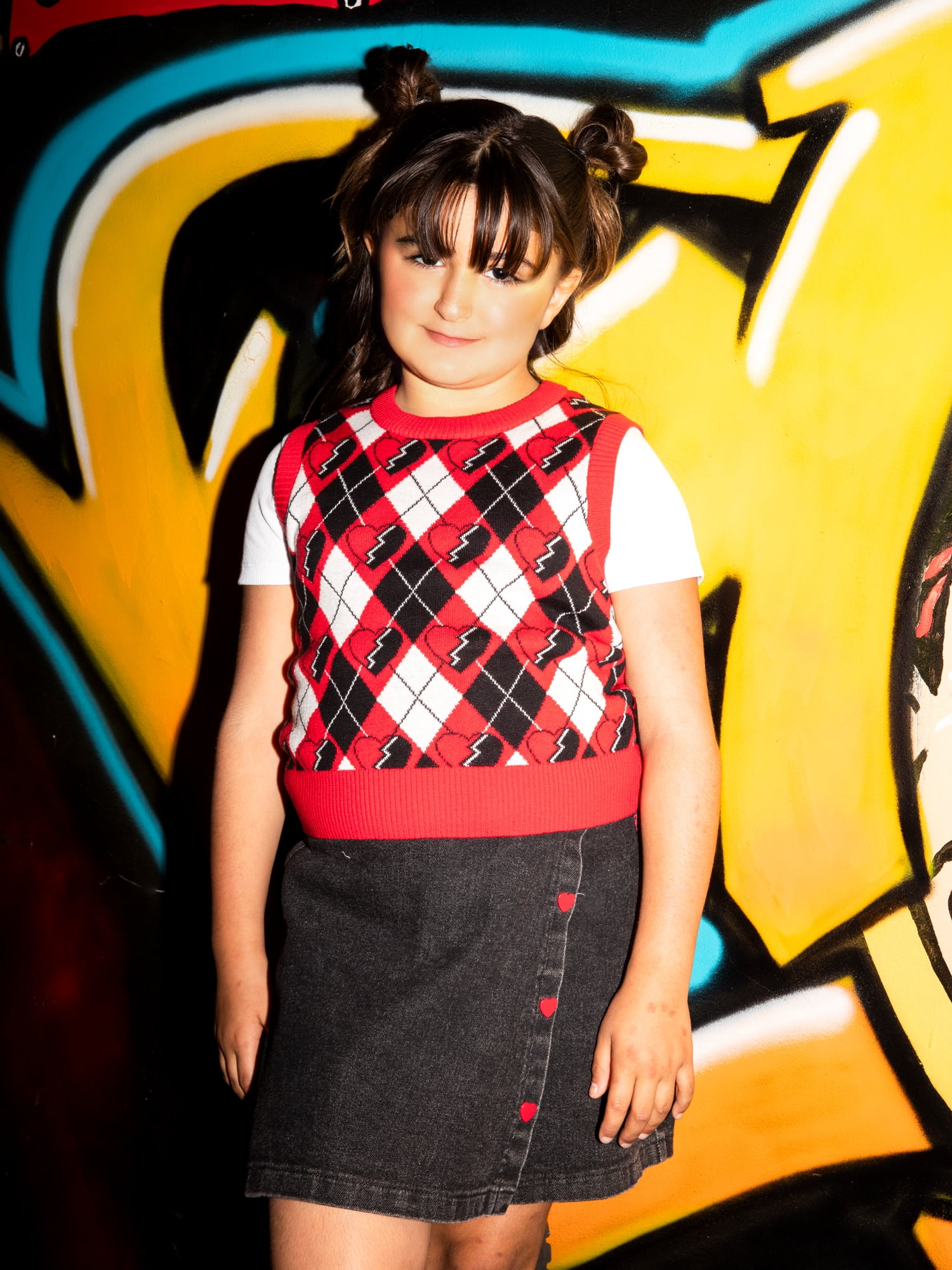 Champion sweater vest girl hotsell