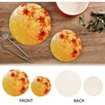 thumbnail image 4 of SKYSONIC Autumn Leaves Maple Pot Holders Trivets, 2 Pcs Heat Resistant Trivets, Cotton Thread Weave Mats for Hot Pads Pans Pot Bowl Teapot for Kitchen Decor, 4 of 7