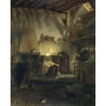 thumbnail image 2 of August Allebé 20x24 Black Ornate Framed Double Matted Museum Art Print Titled: Well-Guarded Infant (1867), 2 of 5