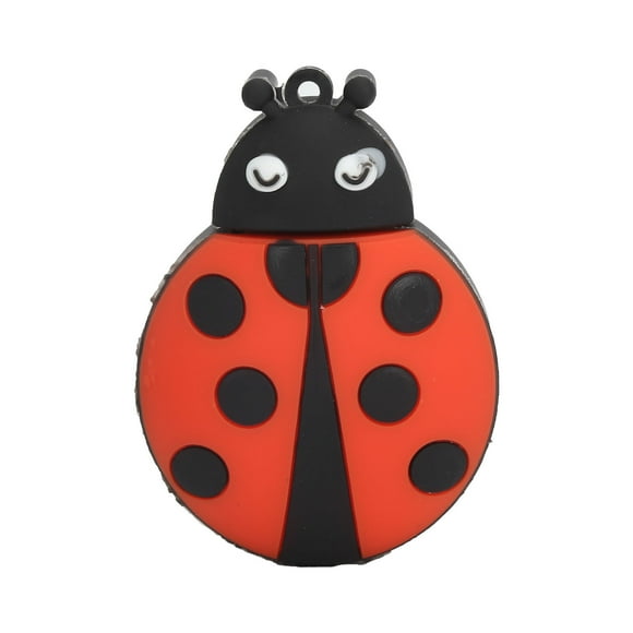 Flash Drive Cute Cartoon Ladybug Compatible Storage Optional USB Thumb Drive for Data Storage Transmission Sharing