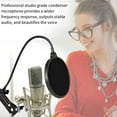 thumbnail image 5 of Micrófono de Condensador Micrófono de Estudio Cardioide Profesional para Grabación de Podcasts Voz Sobre Streaming Home Studio, 5 of 5
