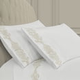 thumbnail image 2 of J. Queen New York  Imperial Embroidered Pillow Case Pair King - Ivory, 2 of 5